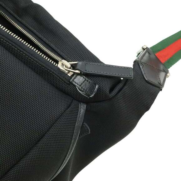 GUCCI Black Leather Shoulder Bag - Picture 9 of 10